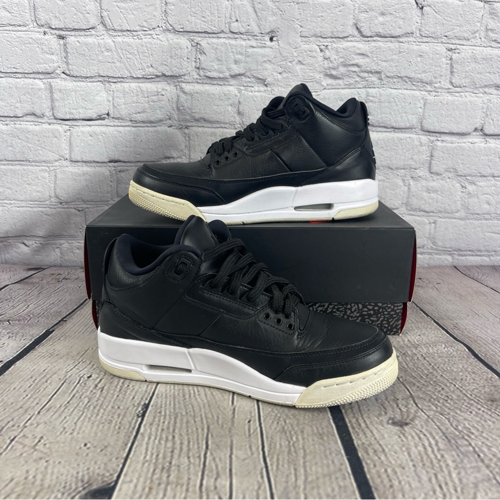 Jordan 3 Cyber Monday WITH BOX -  Leather  Black & White‎ AJ3 Retro 2016 Size 8
